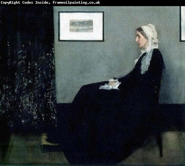 James Abbott Mcneill Whistler Arrangement in Grey and Black